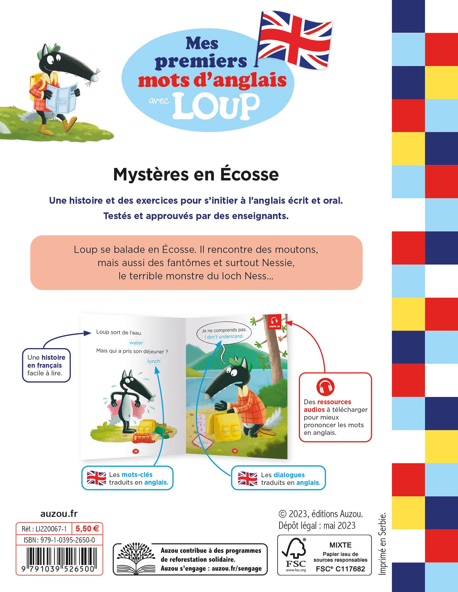 Mes lectures du cp avec Loup - Mes premiers mots d'anglais avec Loup - Mystères en Écosse
