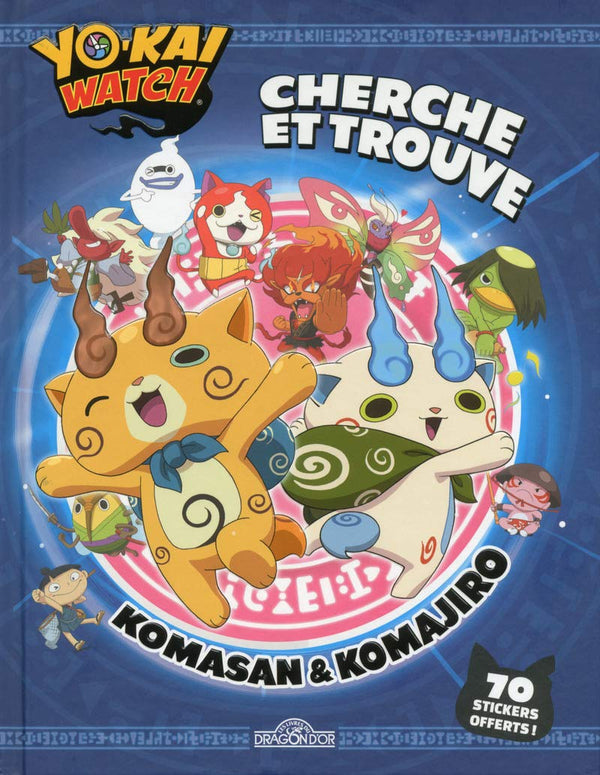 Yo-kai Watch - Cherche et trouve Komasan et Komajiro