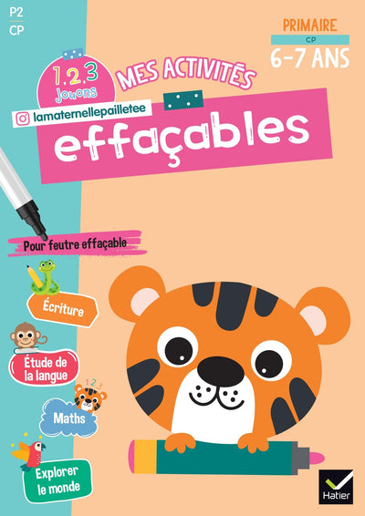 Mes activités effaçables CP: 1, 2, 3 Jouons !