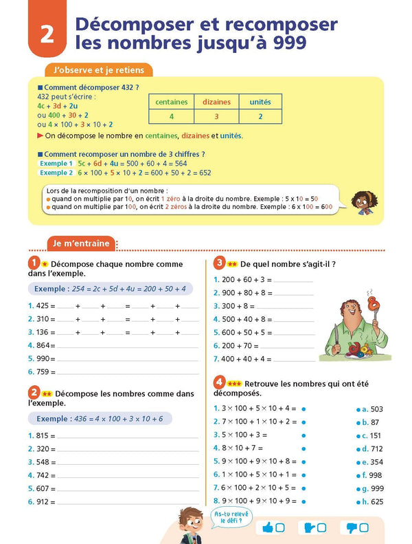 Maths CE2 - Cahier Jour Soir: Conçu et recommandé par les enseignants