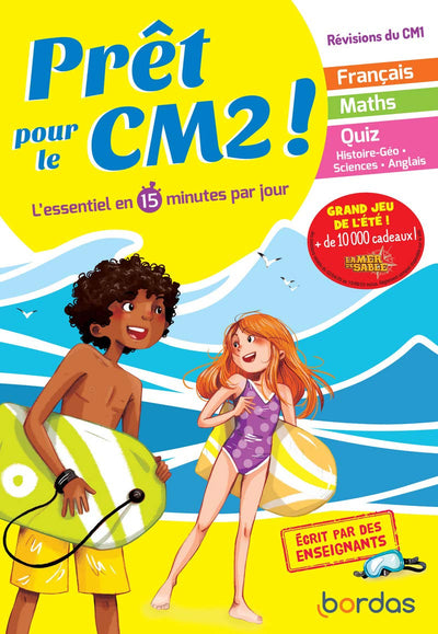 Prêt pour le CM2 - Cahier de vacances, révisions du CM1