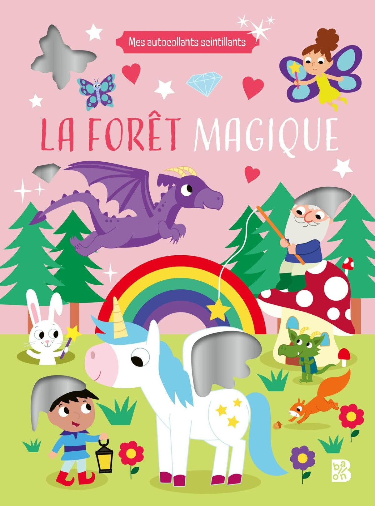 Mes autocollants scintillants - La forêt magique