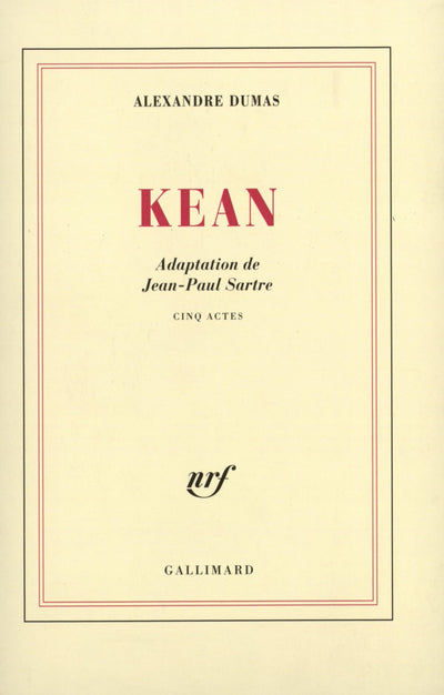 Kean: Cinq actes