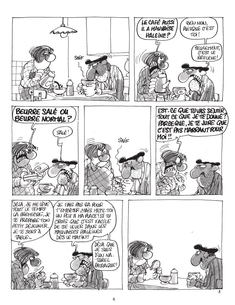Les Bidochon, Tome 11 : Matin, midi et soir suivi de matin, midi et soir (Petit Format)