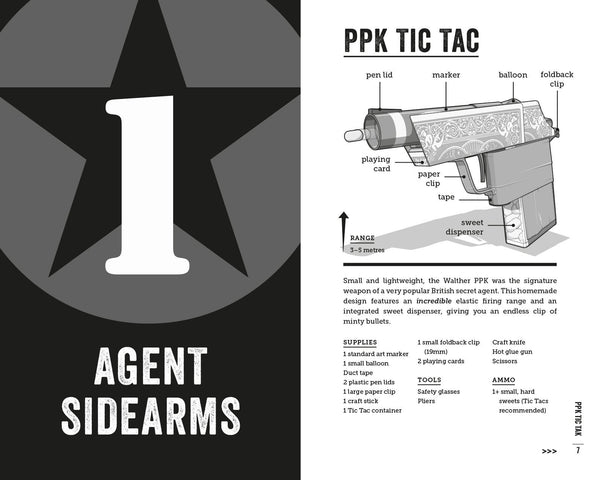 Desk Wars: Make secret weapons from stationery with 30 models to build yourself