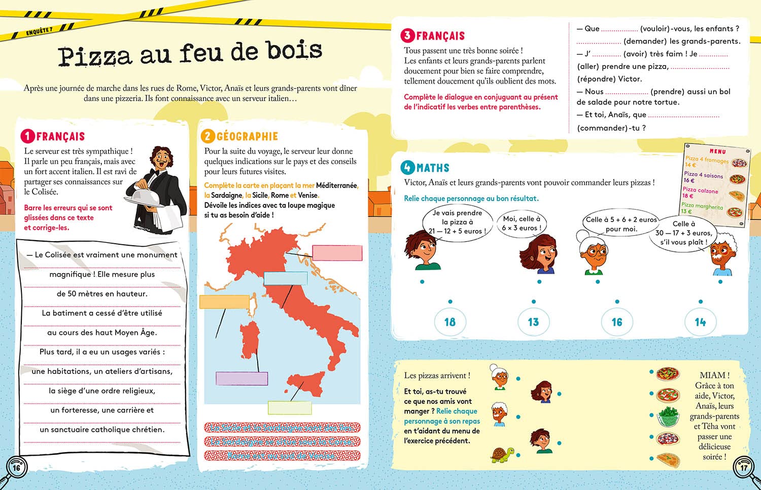 ENQUÊTES EN VACANCES - DU CM1 AU CM2 - CAHIER DE VACANCES 2024