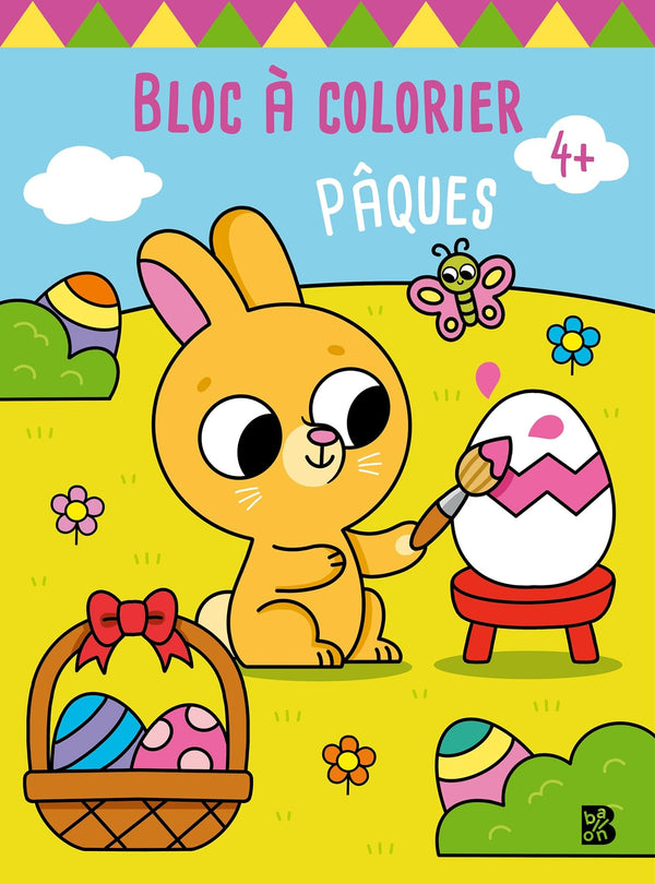 Bloc à colorier : Pâques