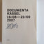 DOCUMENTIA 2007 KATALOG