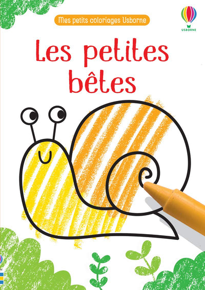 Les petites bêtes - Mes petits coloriages Usborne