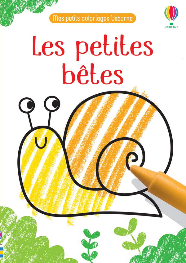 Les petites bêtes - Mes petits coloriages Usborne