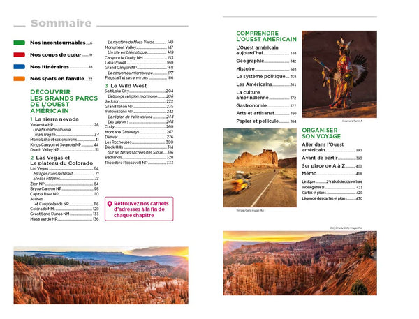 Guide Vert Grands Parcs de l'Ouest américain