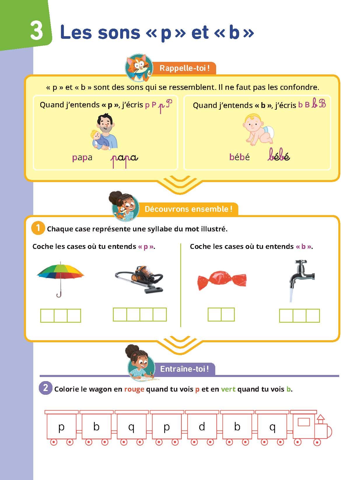 Lecture et écriture CP - Cahier Jour Soir: Conçu et recommandé par les enseignants