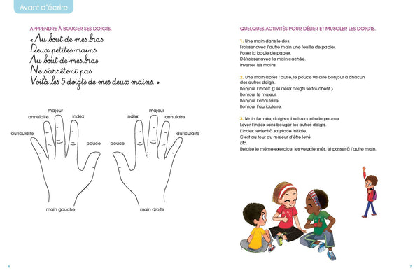 Cahier d'écriture Je suis en CP - Niveau 1 - Pédagogie Montessori - Mieux apprendre grâce aux neurosciences - Dès 5 ans