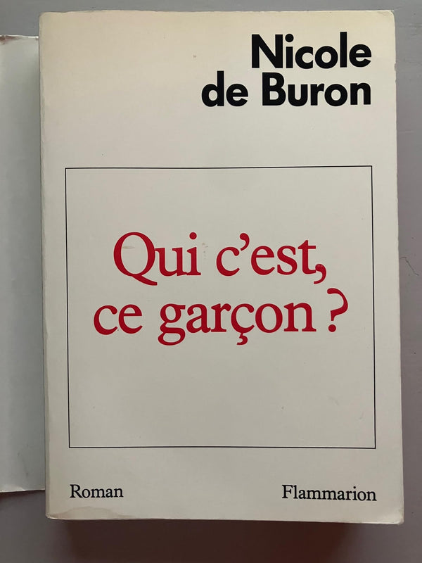 Qui c'est, ce garçon ?