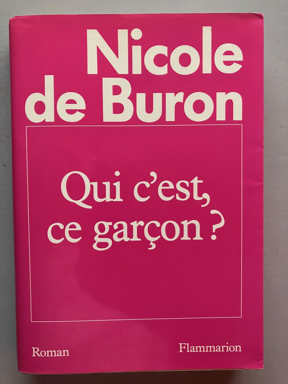 Qui c'est, ce garçon ?