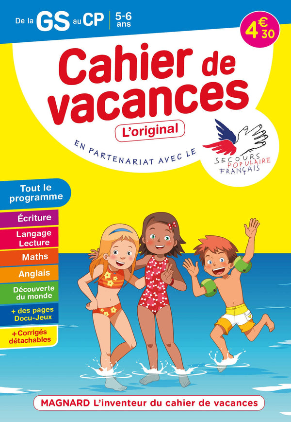 Cahier de vacances 2022, de la GS vers le CP 5-6 ans: Magnard, l’inventeur du cahier de vacances