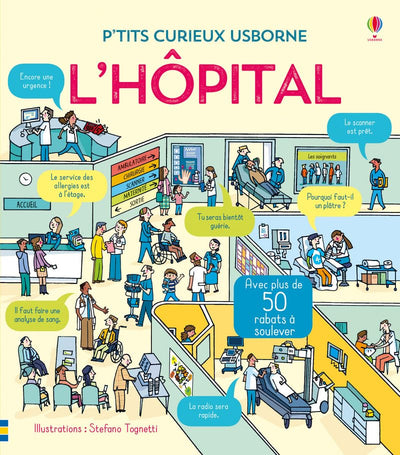 A l'hôpital - P'tits curieux Usborne