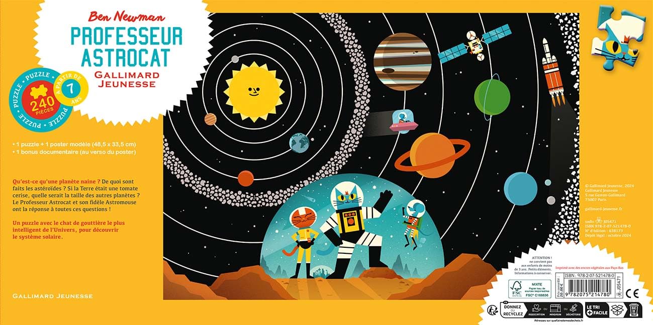 Professeur Astrocat - Puzzle
