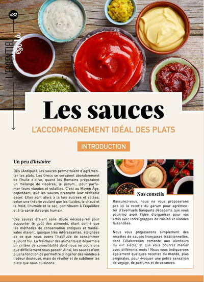 Les sauces: Pour des plats savoureux
