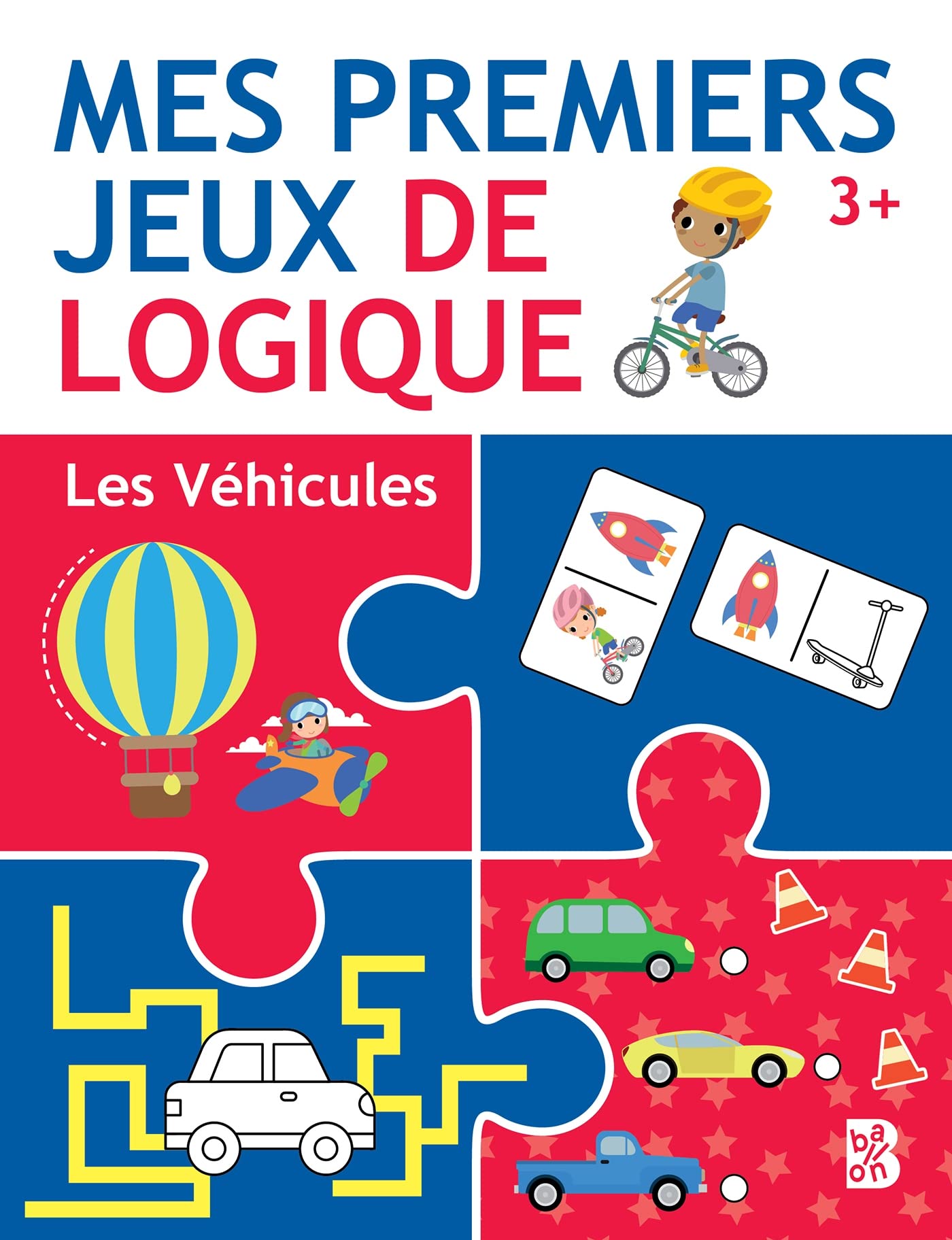 Mes premiers jeux de logique 3+ Les véhicules