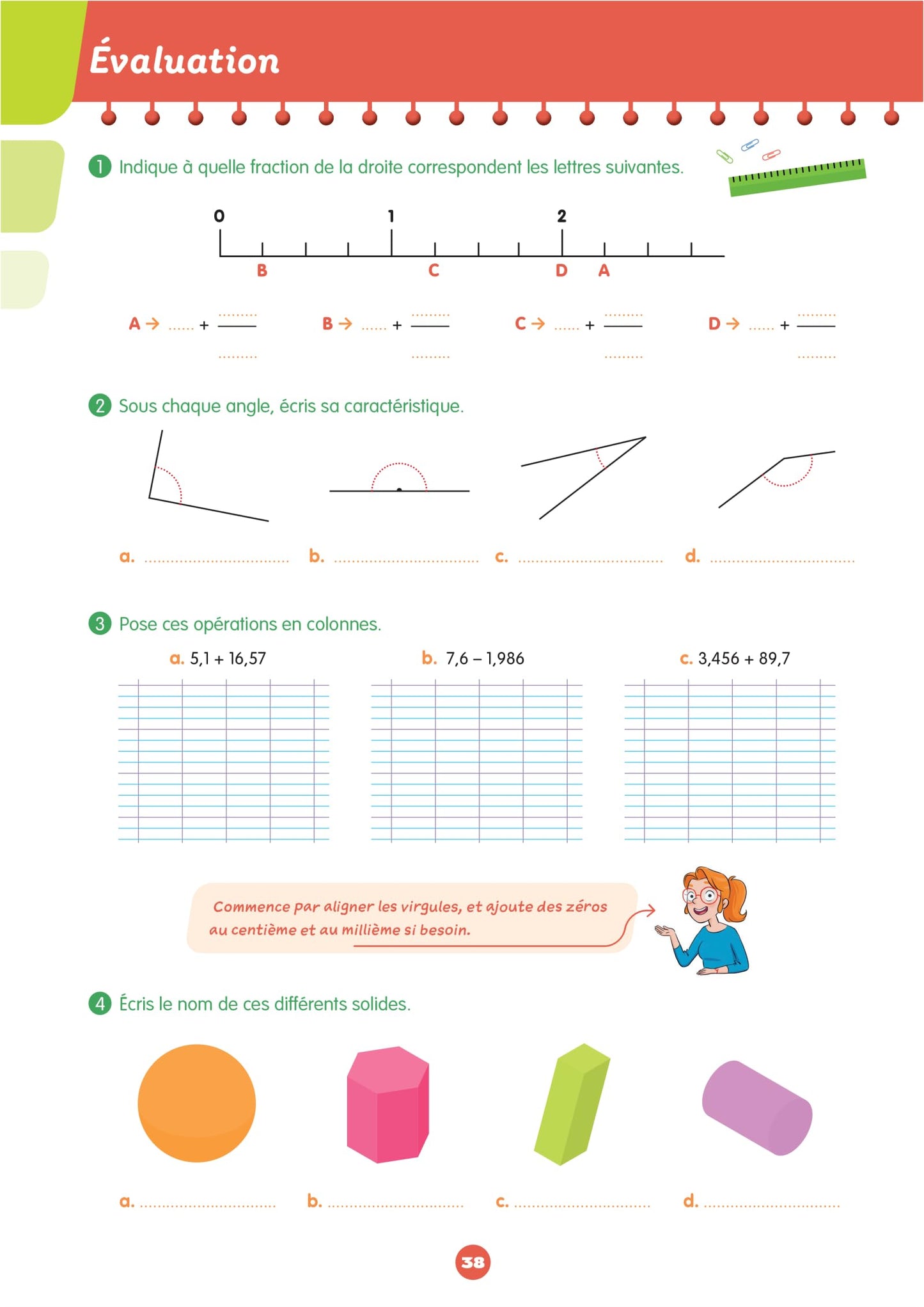 Mon prof à la maison - Maths CM2: Calcul • Numération • Géométrie • Grandeurs et mesures