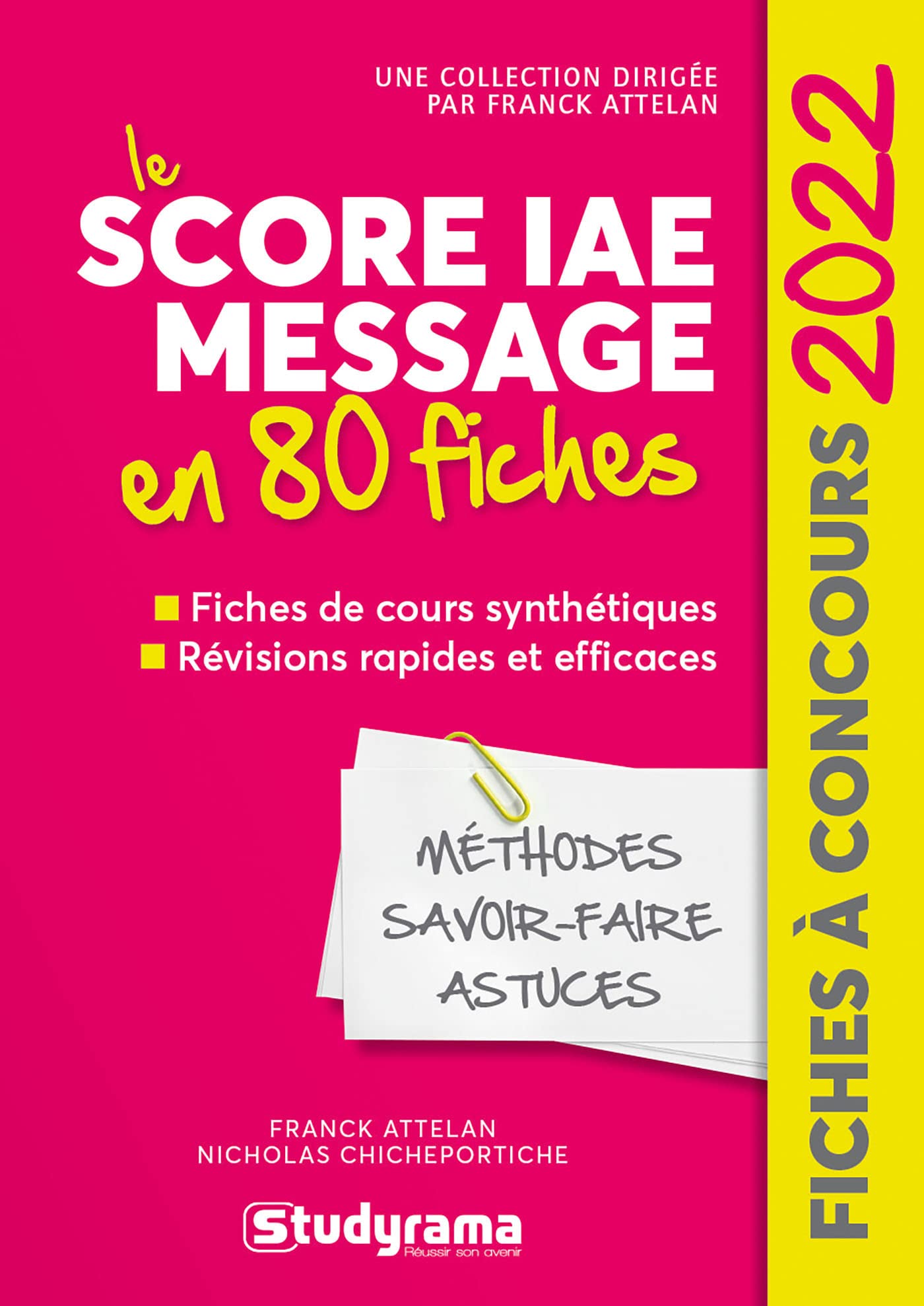 LE SCORE IAE MESSAGE EN 80 FICHES