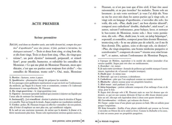 Le Malade imaginaire - PROGRAMME NOUVEAU BAC 2022 1ère - Parcours « Spectacle et comédie »