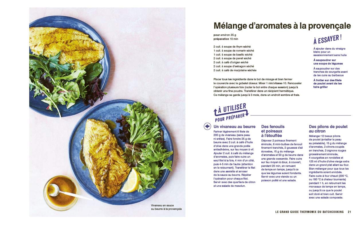 Le Grand Guide Thermomix du Batchcooking - Vos Menus sur 8 Semaines + Des Petits Plats à Congeler