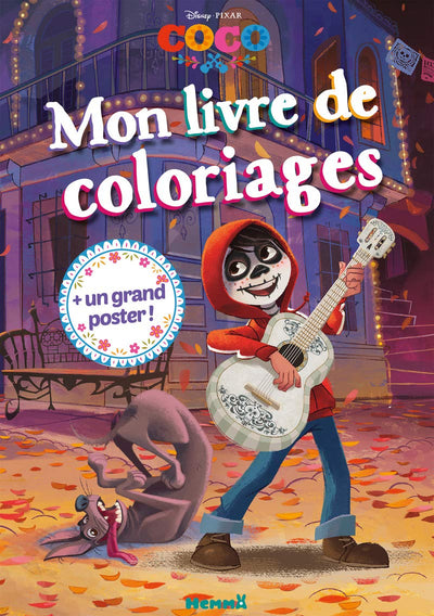 Disney Coco - Mon livre de coloriages + un grand poster