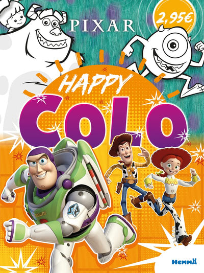 Disney Pixar – Happy Colo – Livre de coloriage – Dès 5 ans