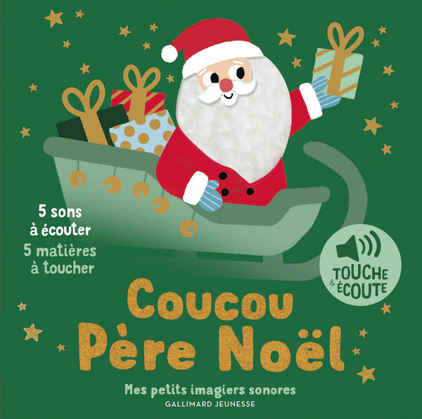 Coucou Père Noël: 5 sons à écouter, 5 matières à toucher