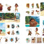 Disney Vaiana - Coloriage avec stickers - Livre de coloriage avec stickers - Dès 4 ans