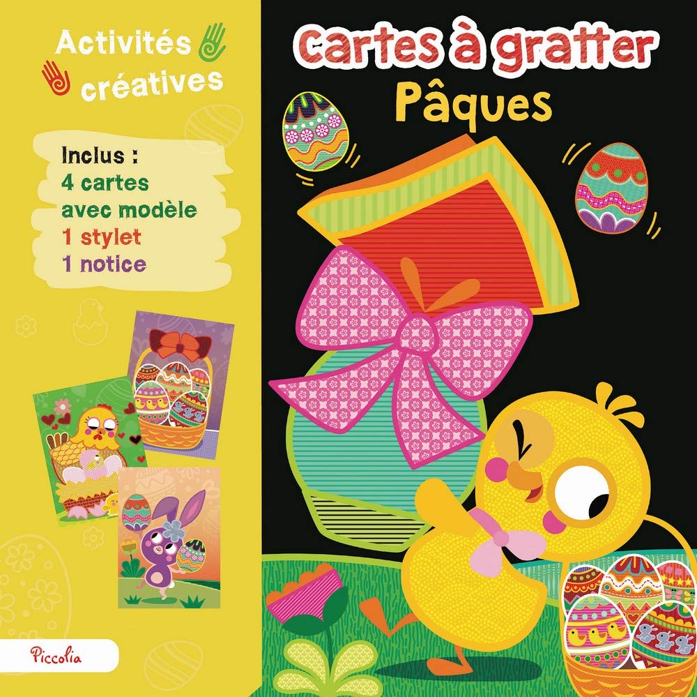 Cartes à gratter Pâques: Activités créatives