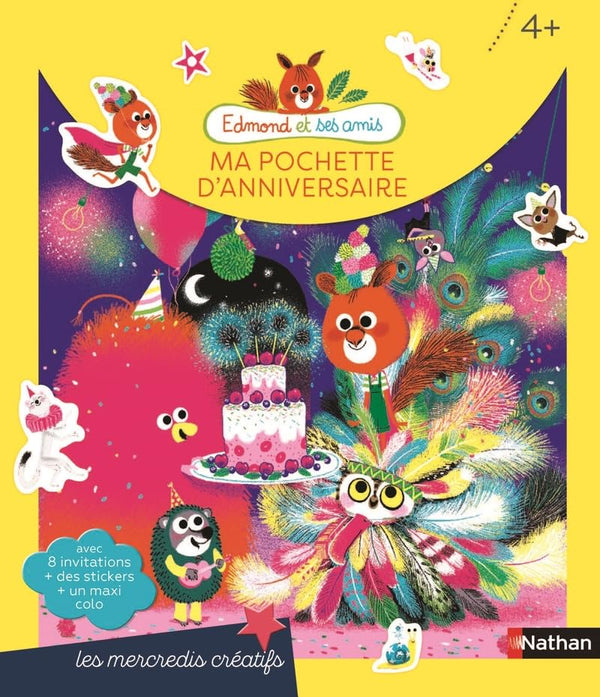 Ma pochette d'anniversaire - Edmond et ses amis - Le Kit anniversaire complet - Dès 4 ans