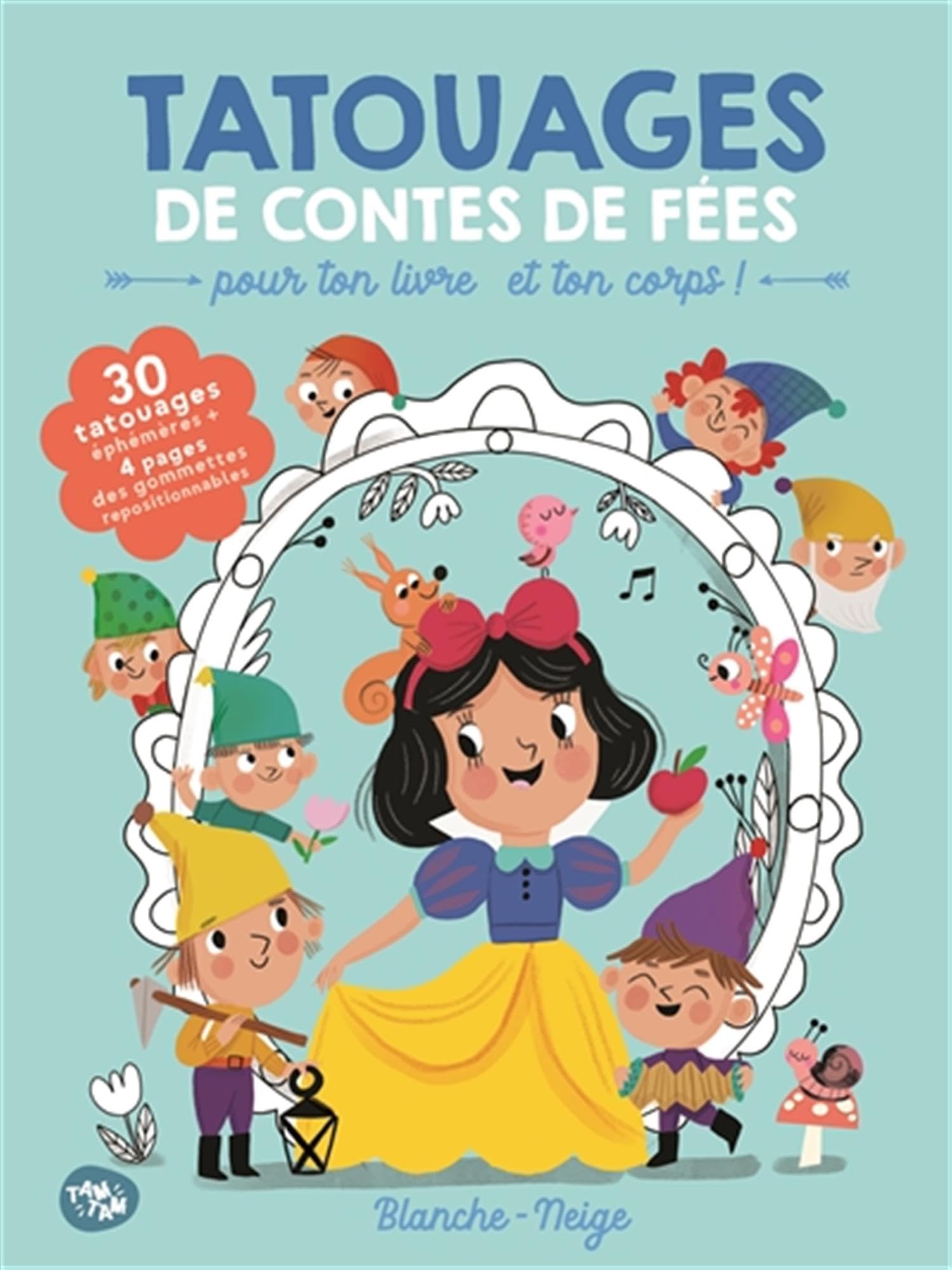 Tatouage - Blanche Neige et les sept nains