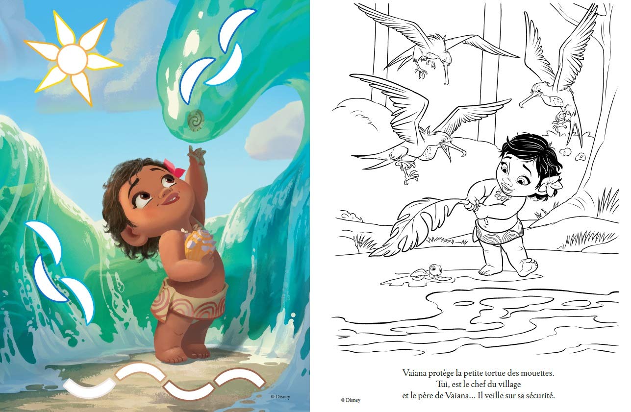 Disney Vaiana - Mon livret de gommettes