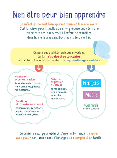 Je travaille sereinement CM1 9-10 ans: Un temps pour bien se concentrer et des exercices pour s’entraîner