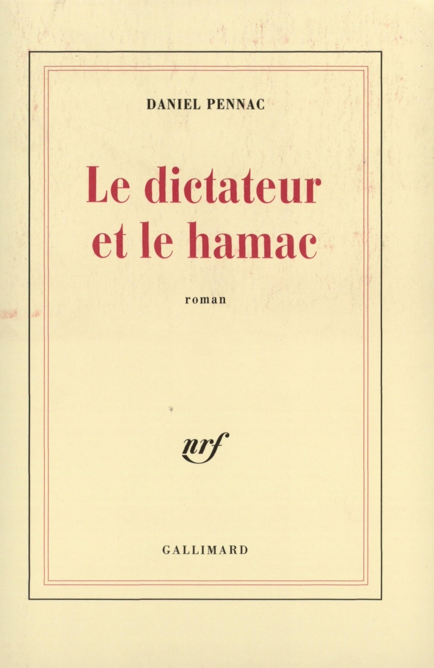 Le Dictateur et le hamac