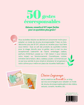 50 gestes écoresponsables: DIY super faciles pour un quotidien plus green !