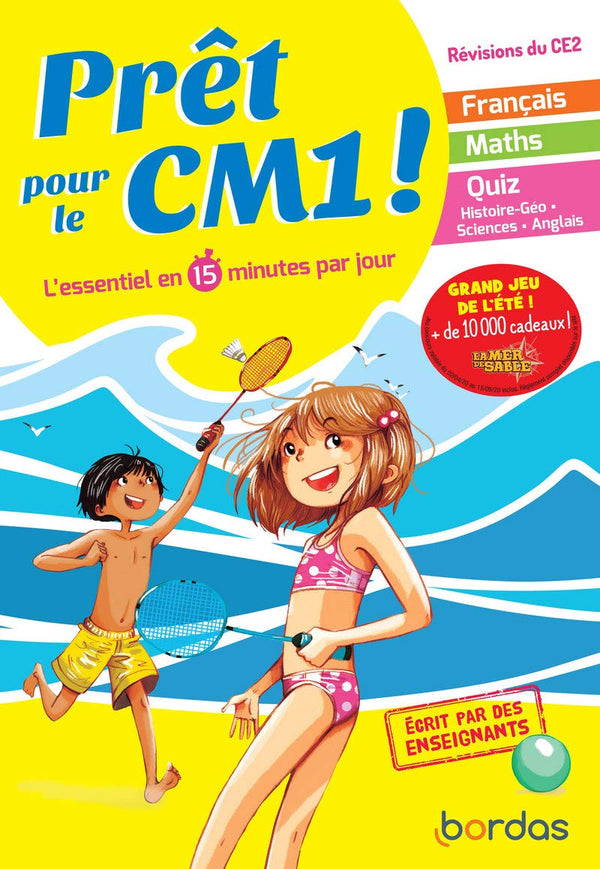 Prêt pour le CM1 - Cahier de vacances, révisions du CE2