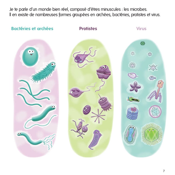Le monde surprenant des microbes: Virus, bactéries, archées...
