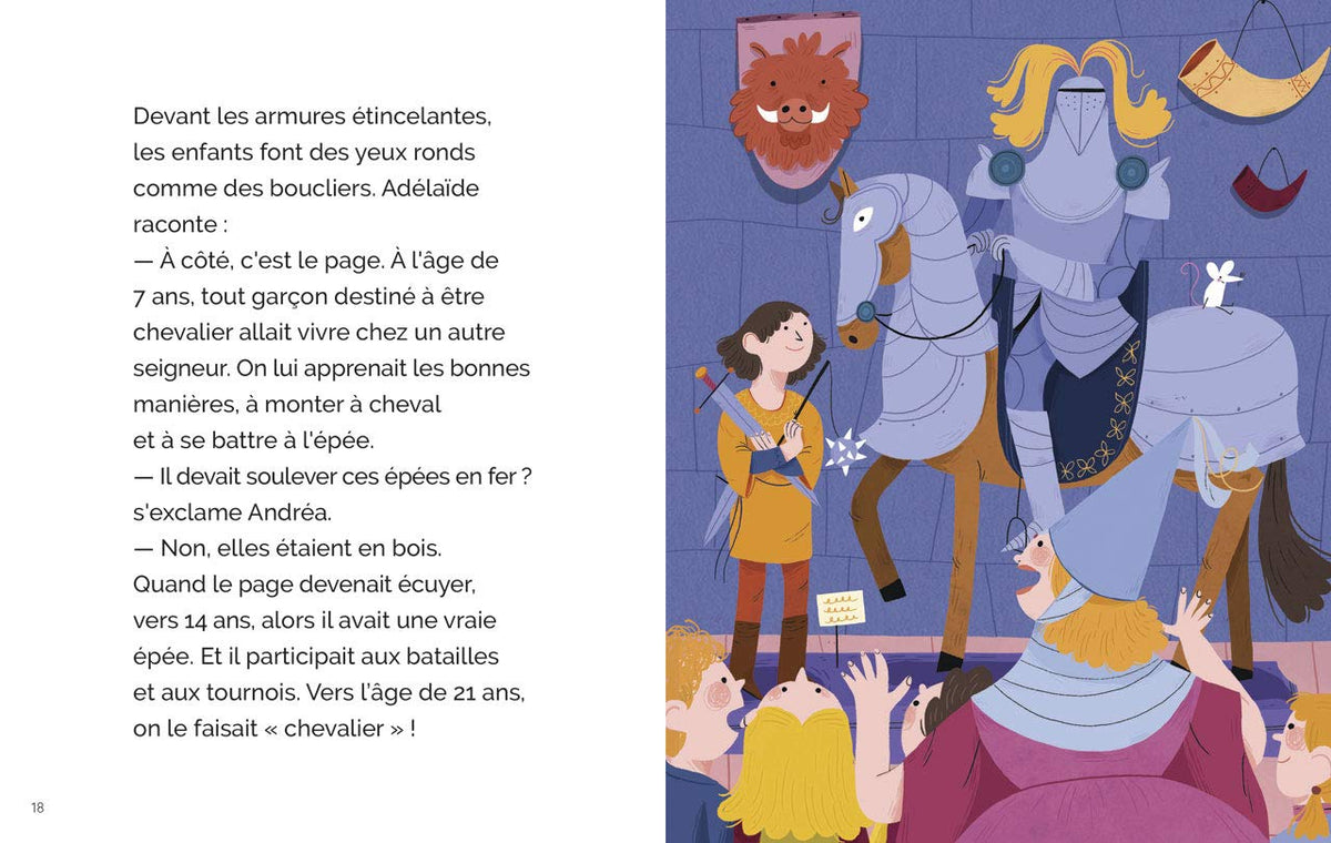 Joyeuse visite au château