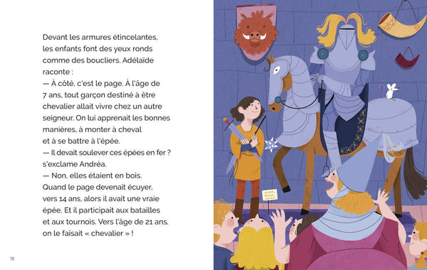 Joyeuse visite au château