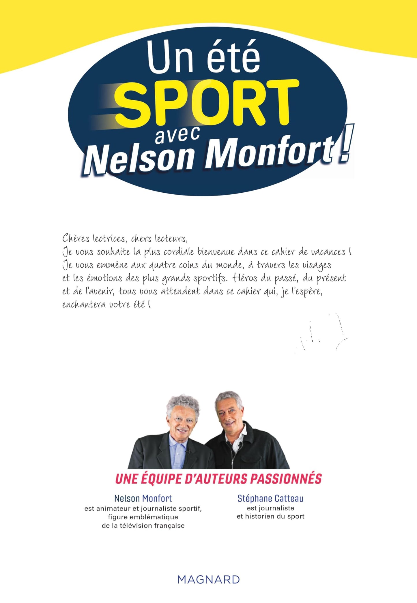 Cahier de vacances adultes - Un été sport avec Nelson Monfort !: Pour entrer dans les coulisses du sport