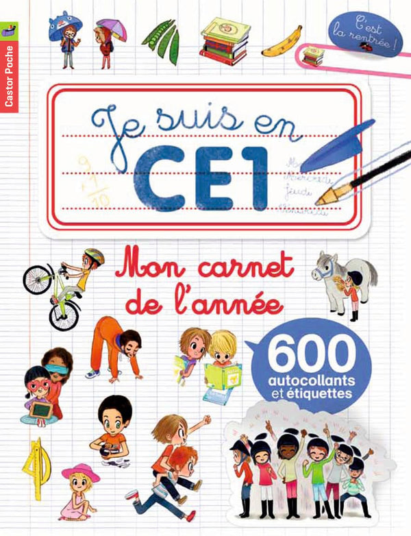 Mon carnet de l'année: 600 AUTOCOLLANTS ET ETIQUETTES