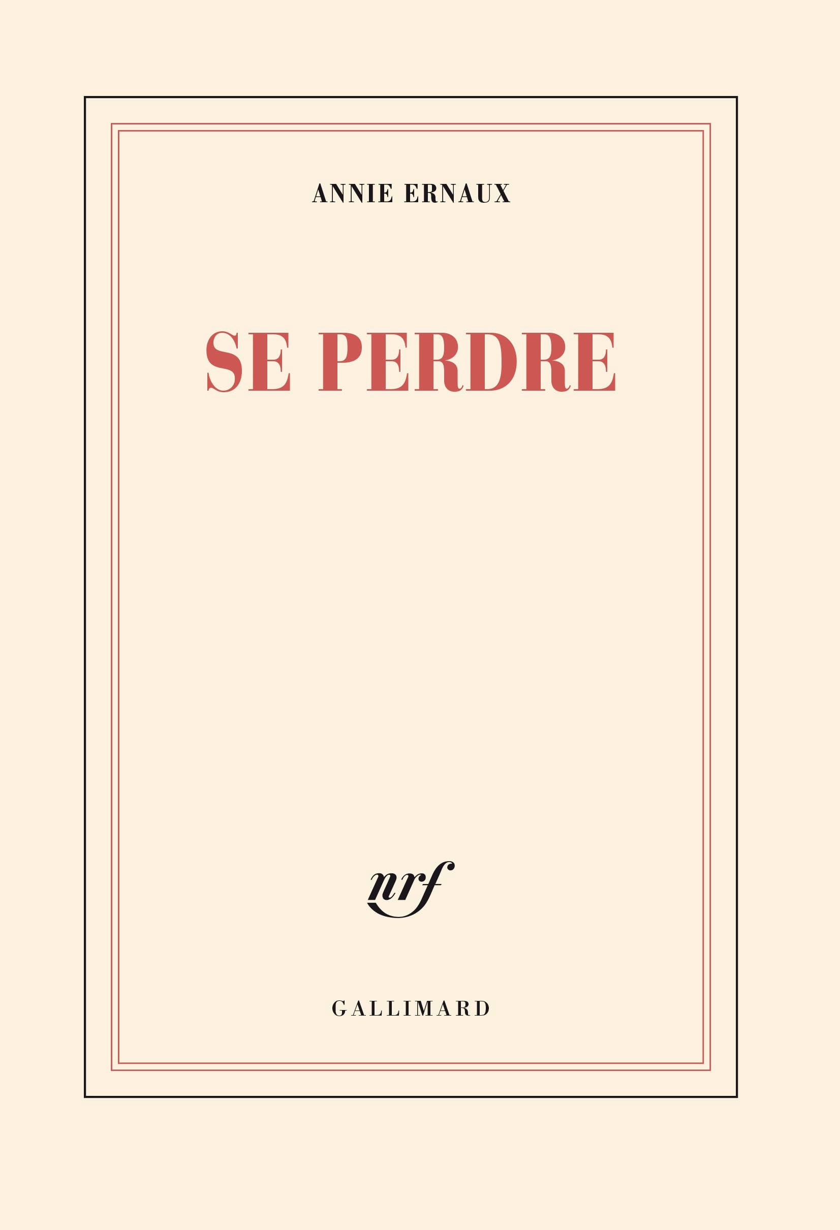 Se perdre - Prix Nobel de Littérature 2022