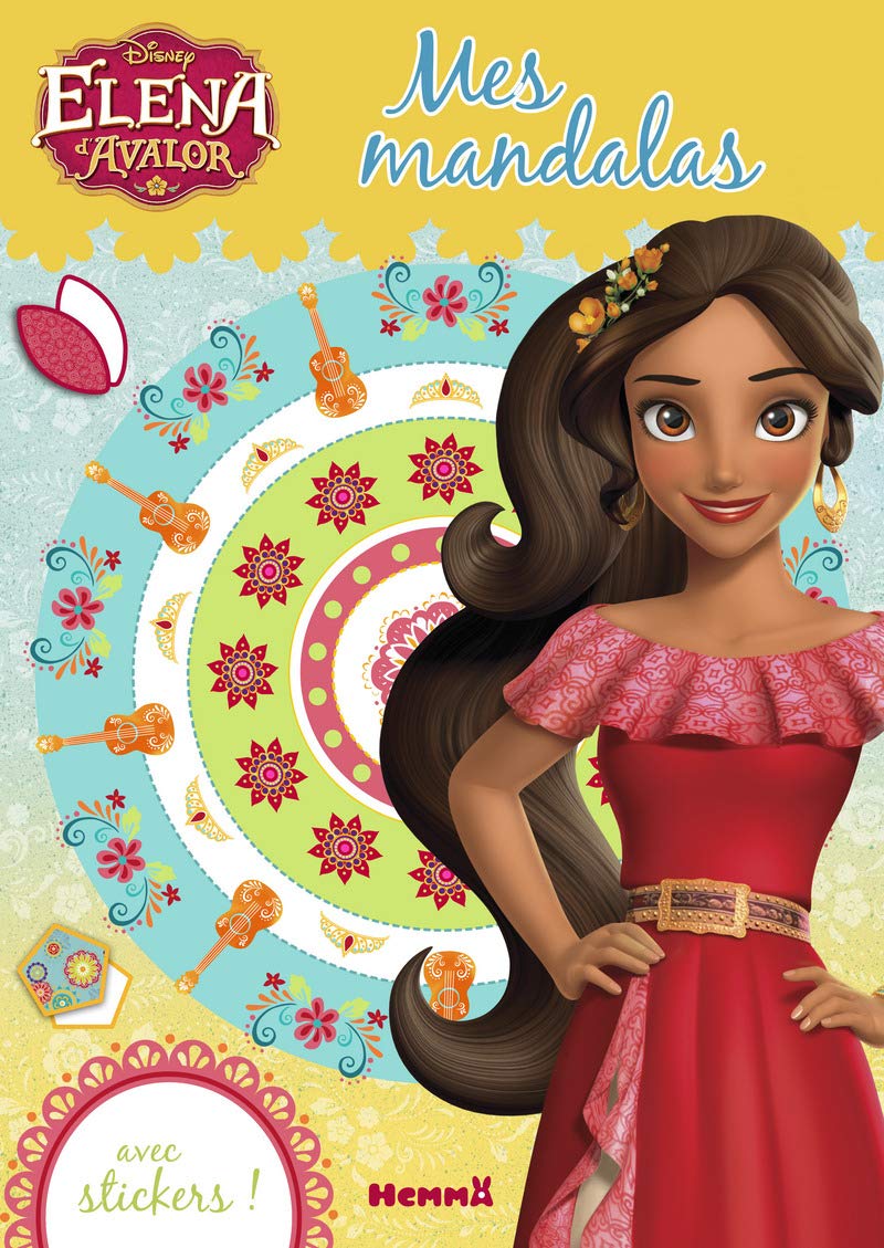Disney Princesses - Elena d'Avalor - Mes mandalas avec gommettes