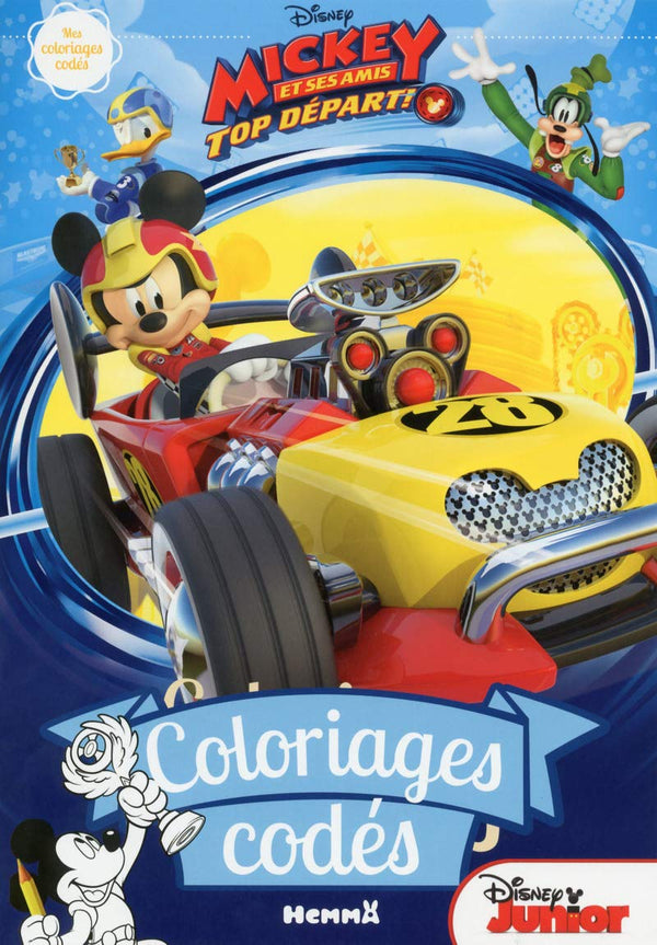 Disney Mickey et ses amis, Top départ - Coloriages codés