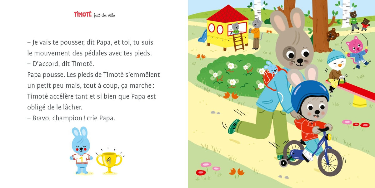Timoté fait du vélo – Album jeunesse – À partir de 2 ans