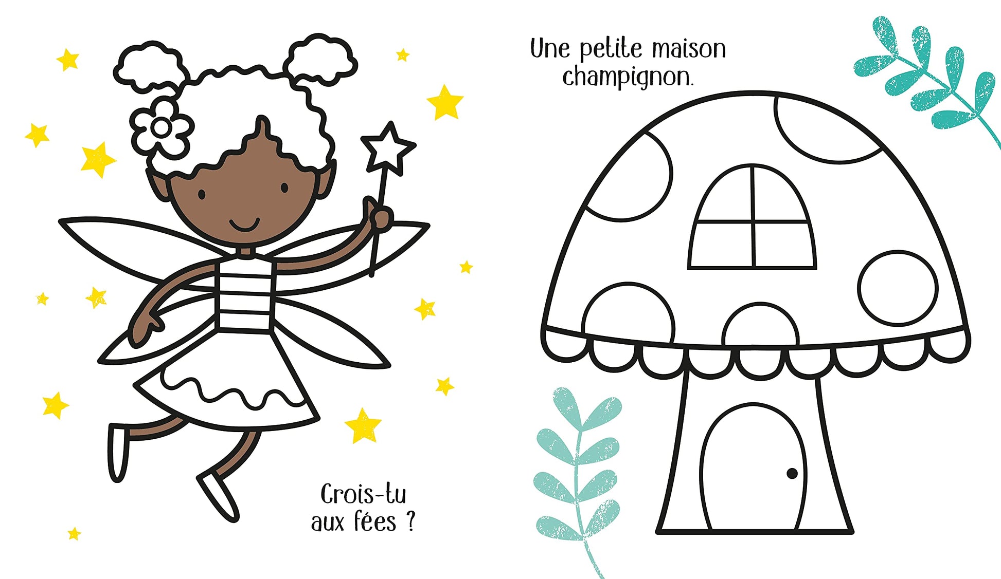 Fées et lutins - Mes petits coloriages Usborne
